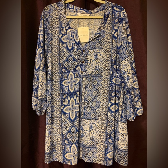 Patterned Blouse - Picture 3 of 6